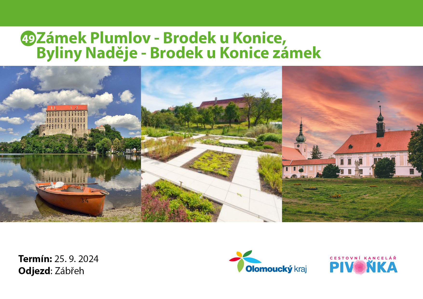 Bylinky Naděje, Plumlov a zámek Konice