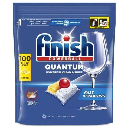 Finish tabs QUANTUM 100ks Lemon (Výber balenia Ks)
