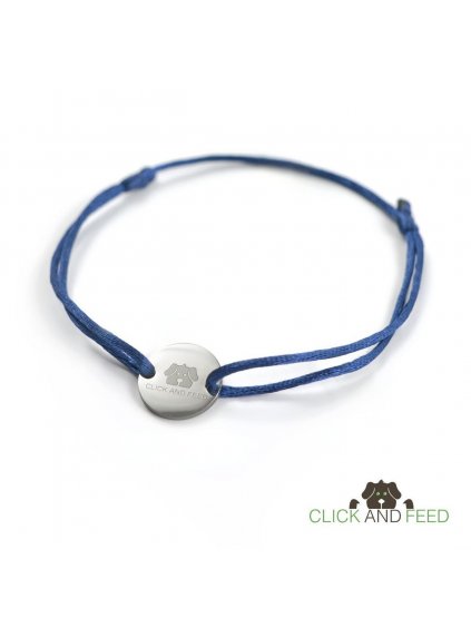 Náramek CLICK AND FEED - tmavě modrý