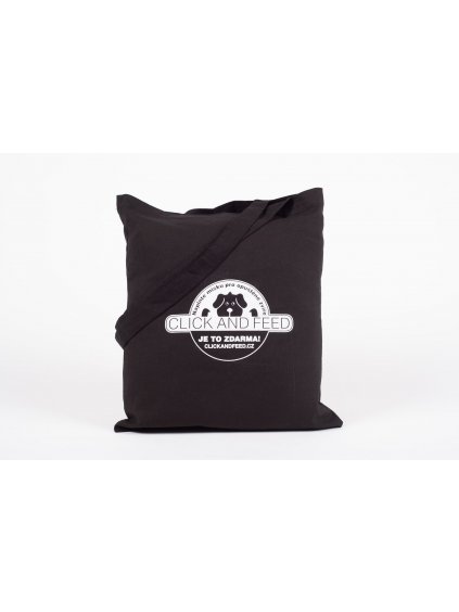 Jemná látková taška - černá