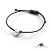 Srdíčkový náramek CLICK - černý