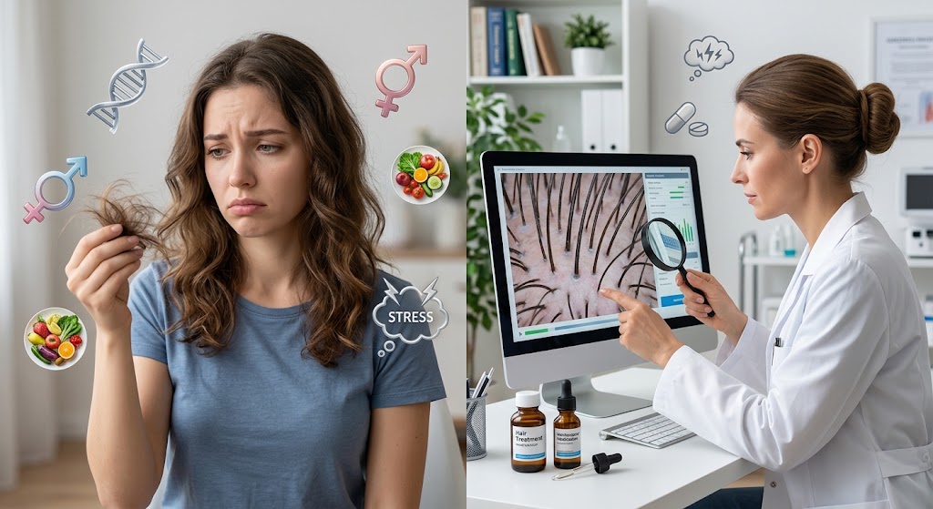 Alopecie u žen: Jak rozpoznat první příznaky a zahájit léčbu