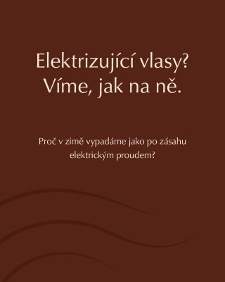 Elektrizující vlasy? ⚡ Zimní klasika, kterou zná skoro každý. 😁 Proč k tomu dochází a jak se jí zbavit? Mrkněte na naše...