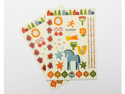 Samolepky zimní