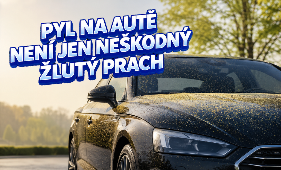 Žlutý prach na autě: proč je nebezpečnější, než vypadá
