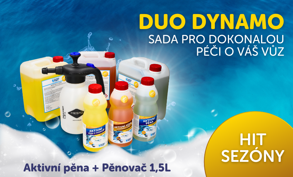 Aktivní pěna + tlakový pěnovač DUO DYNAMO