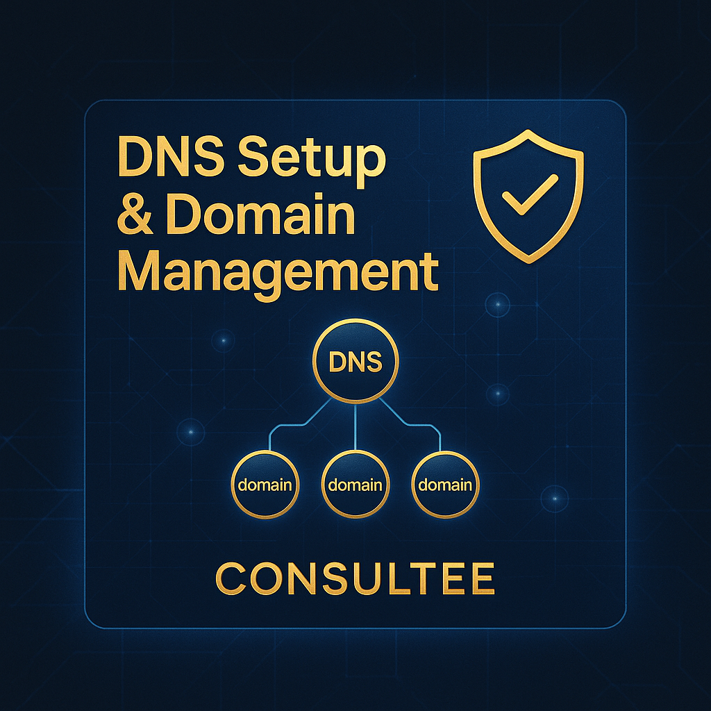 DNS Setup & Bezvýpadkové Presmerovanie – profesionálne doménové nastavenia Služba variant: MINI