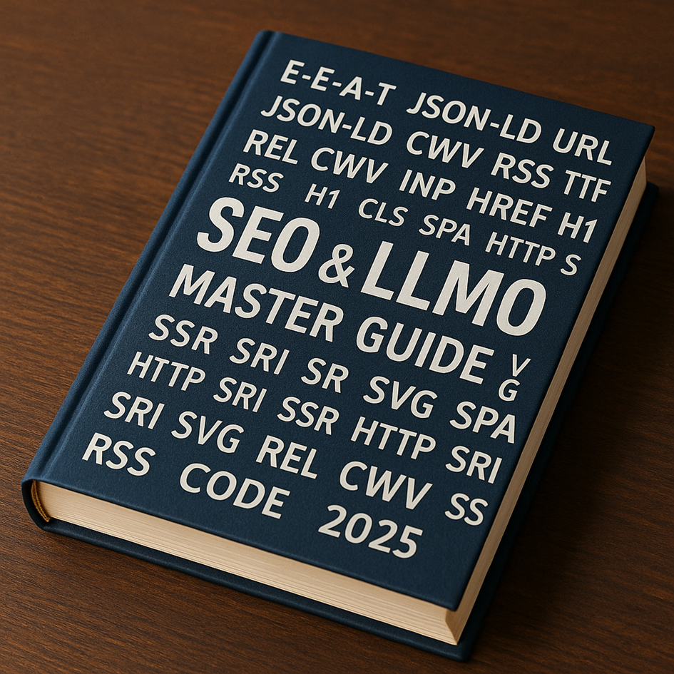 44-stranový SEO a LLMO manuál - všetko podstatné na jednom mieste