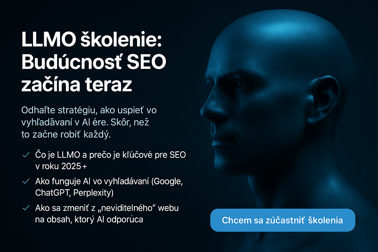 LLMO školenie: Budúcnosť SEO začína teraz Balík: ŠTANDARD