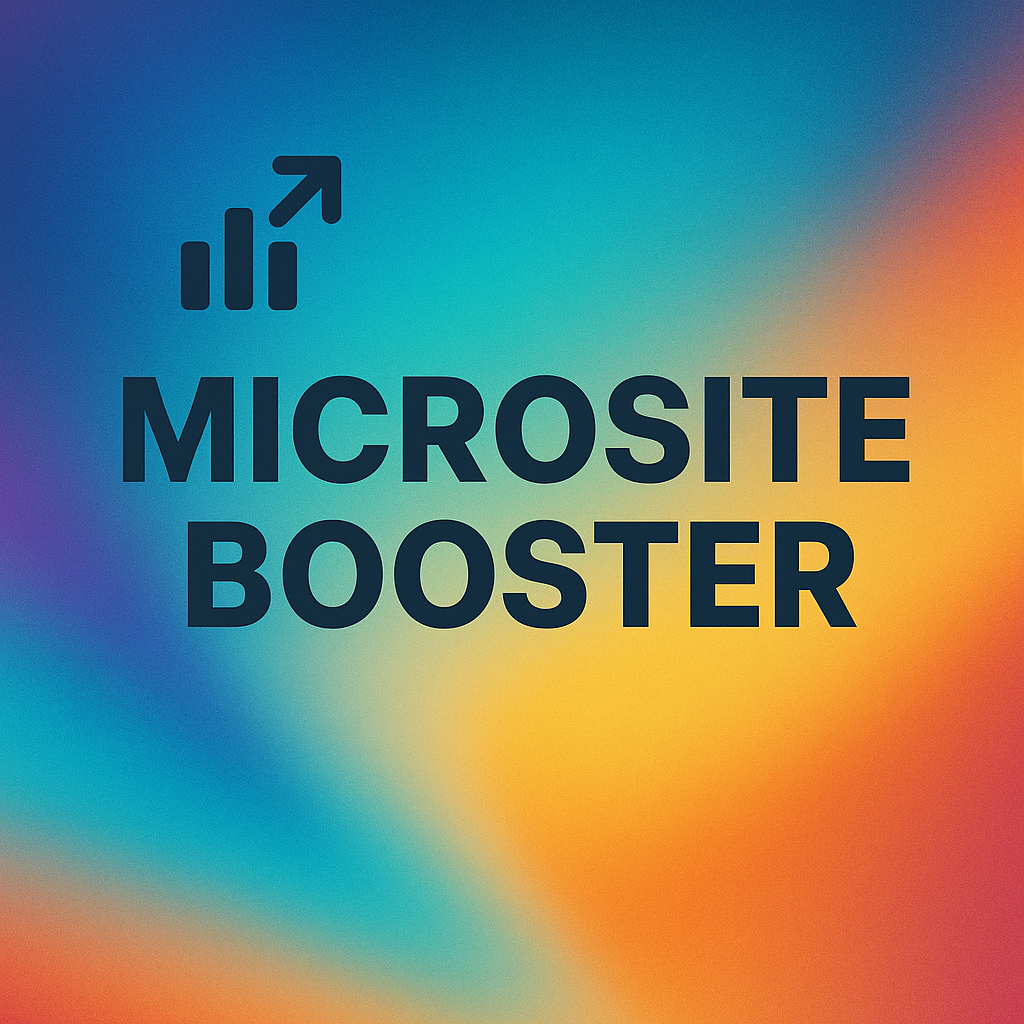 Consultee Microsite Booster  Podporný mikro-web pre rýchle SEO výsledky, podporu predaja a získanie novej návštevnosti. Variant: Starter