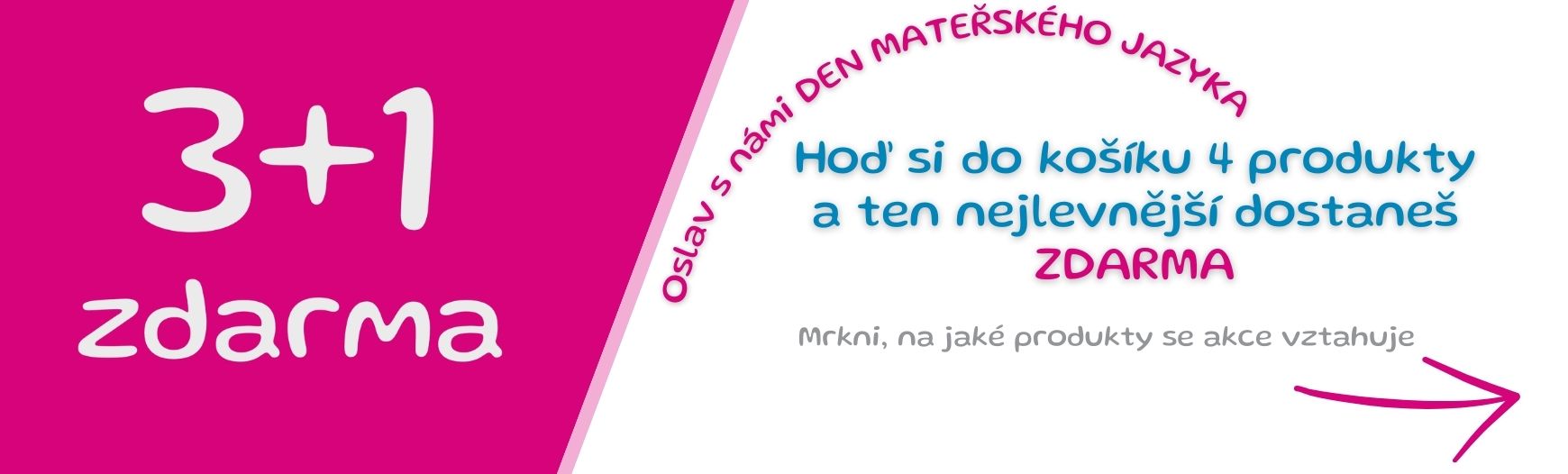 Akce 3+1 Den mateřského jazyka