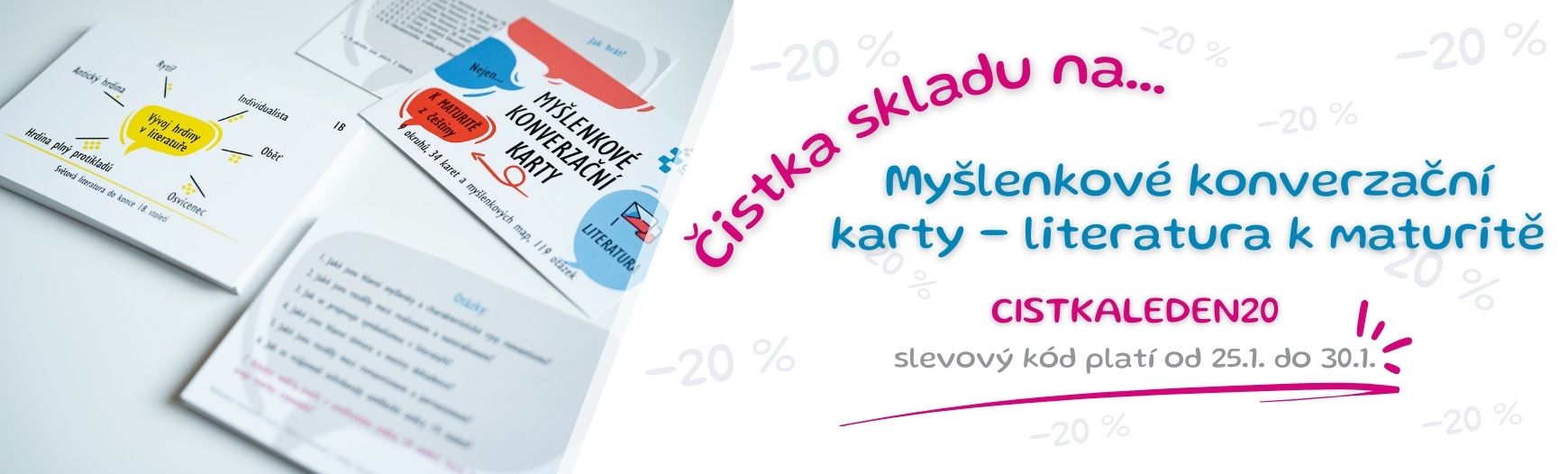 Myšlenkové konverzační karty - literatura k maturitě