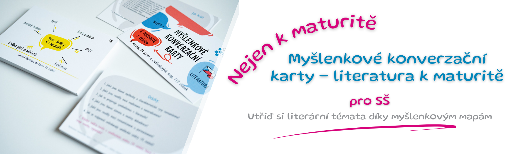 Myšlenkové konverzační karty - literatura k maturitě