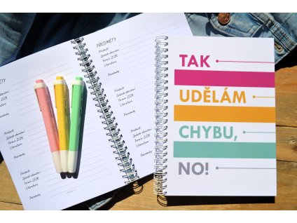 Studentský diář - Tak udělám chybu detail