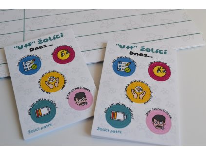UFF žolíci - samolepkové aršíky A7 (50 ks)