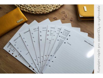 Komplet diář pro asistentky a vychovatele 01