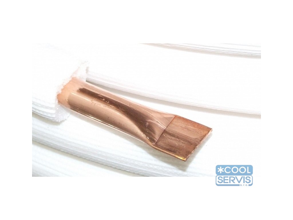 Měděná Cu trubka měkká izolovaná 3/8" (9,52 mm), 0,8 mm (25m)
