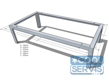 Podstavec pod tepelná čerpadla NORDline