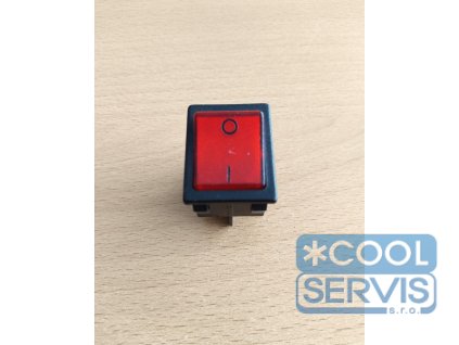 Vypínač kolébkový jednoduchý 31 x 25 mm