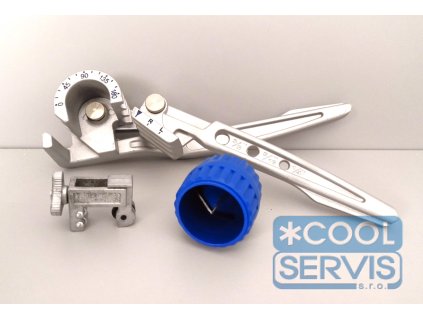 Sada řezačka+ohýbačka+odhrotovač měděných trubek