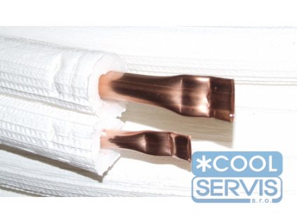 Měděná trubka DUAL 3/8" + 5/8" s izolací - 4 m