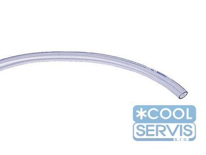 Transparentní PVC hadice 12 × 16 mm 1,2m