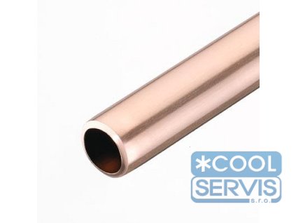 Měděná Cu trubka měkká holá 8 mm, stěna 1 mm (25m)