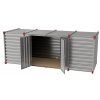 Skladový kontejner 6000x2200x2200 mm s dvoukřídlými dveřmi v boční stěně