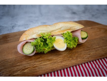 Bageta s hermelínovou pomazánkou 180 g