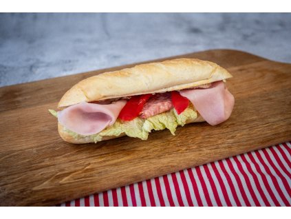 Bageta světlá se šunkovou pěnou 150 g