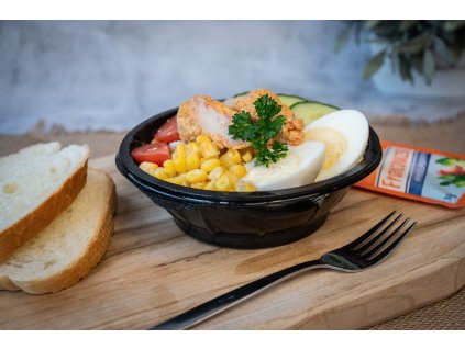 Zeleninová miska s kuřecím masem 370 g