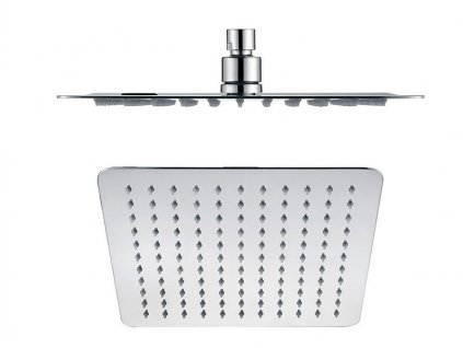 SLIM hlavová sprcha, čtverec 250x250mm, leštěný nerez