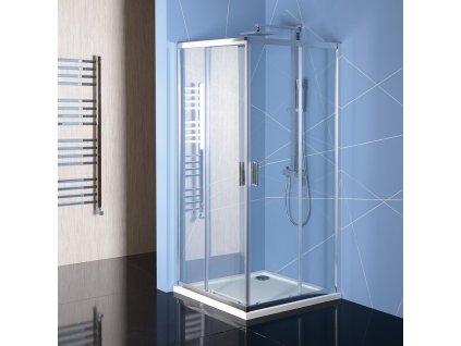 EASY LINE čtvercová sprchová zástěna 900x900mm, čiré sklo