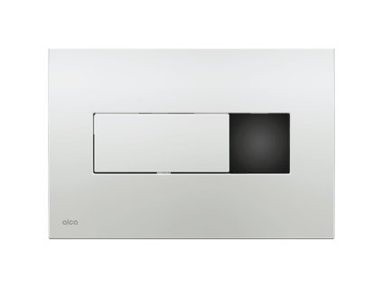 Ovládací tlačítko se senzorem pro předstěnové instalační systémy, chrom-lesk (napájení z baterie)