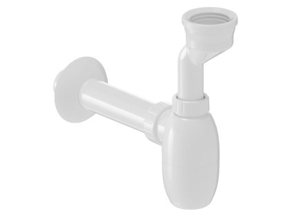 Sifon pro urinál, manžeta, DN40, bílá