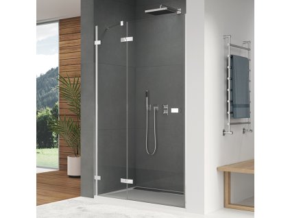 RONAL ESCURA Jednokřídlé dveře s pevnou stěnou v rovině - panty vlevo / 1 strana rohového vstupu ES13G0805007