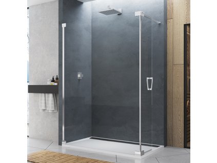 RONAL CADURA Pevná stěna s otočnou boční stěnou 180° CADUOG1005007