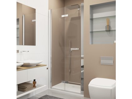 RONAL SWING-LINE F Dvoudílné skládací dveře - panty vlevo SLF1GSM15022