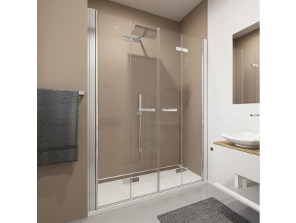 RONAL SWING-LINE F 2 dvoudílné skládací dveře v rovině SLF2SM15007