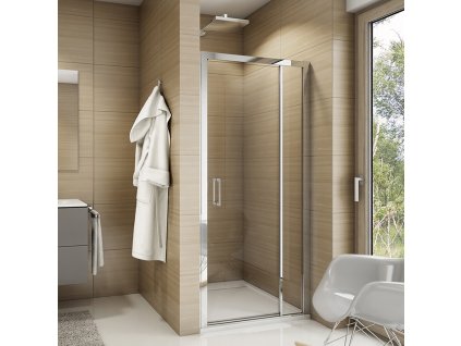 RONAL TOP-LINE Jednokřídlé dveře s pevnou stěnou v rovině TED11000151