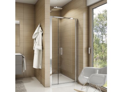 RONAL TOP-LINE Jednokřídlé dveře s pevnou stěnou v rovině (pant u zdi) TOP31SM25030