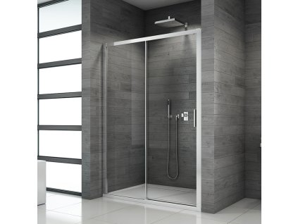 RONAL TOP-LINE Jednodílné posuvné dveře s pevnou stěnou v rovině - bezbariérové - pevný díl vlevo TBFS2G1200451