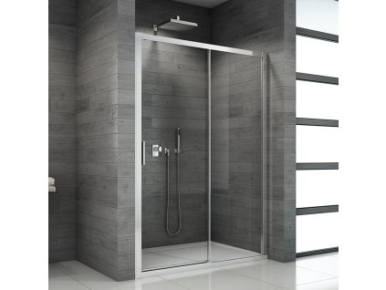 RONAL TOP-LINE Jednodílné posuvné dveře s pevnou stěnou v rovině - bezbariérové - pevný díl vpravo TBFS2D1205007