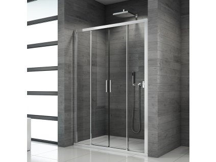 RONAL TOP-LINE Dvoudílné posuvné dveře s 2 pevnými stěnami v rovině - bezbariérové TBFS41200407