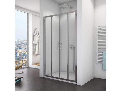 RONAL TOP-LINE Dvoudílné posuvné dveře s 2 pevnými stěnami v rovině TOPS412000130