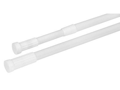 Teleskopická rozpěrná tyč 70-120 cm, hliník, bílá