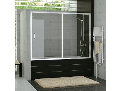 RONAL TOP-LINE Vanové posuvné dveře s pevnou stěnou v rovině TOPB218000430