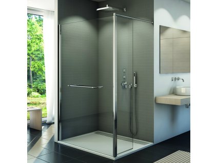 RONAL FUN Pevná stěna (kolmá ke zdi) s krátkou otočnou stěnou FUD212005030