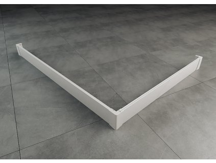 Hliníkový přední panel pro obdélníkovou vaničku - L panel PWIL07509006