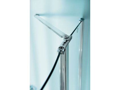 ZOOM LINE čtvrtkruhová sprchová zástěna 900x900mm, čiré sklo, levá